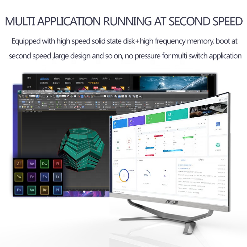 Pc Gaming All In One - Computer Desktop da Gaming All-in-One con