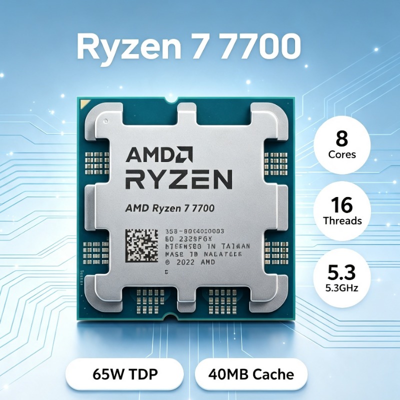 Pc Gaming Amd Ryzen 7 - CPU AMD Ryzen 7 7700 8C16T