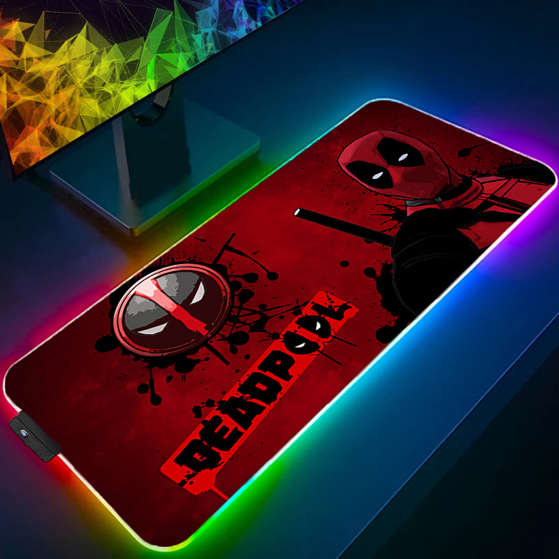 Pc Gaming Anime - Tappetino per mouse a LED Retroilluminazione