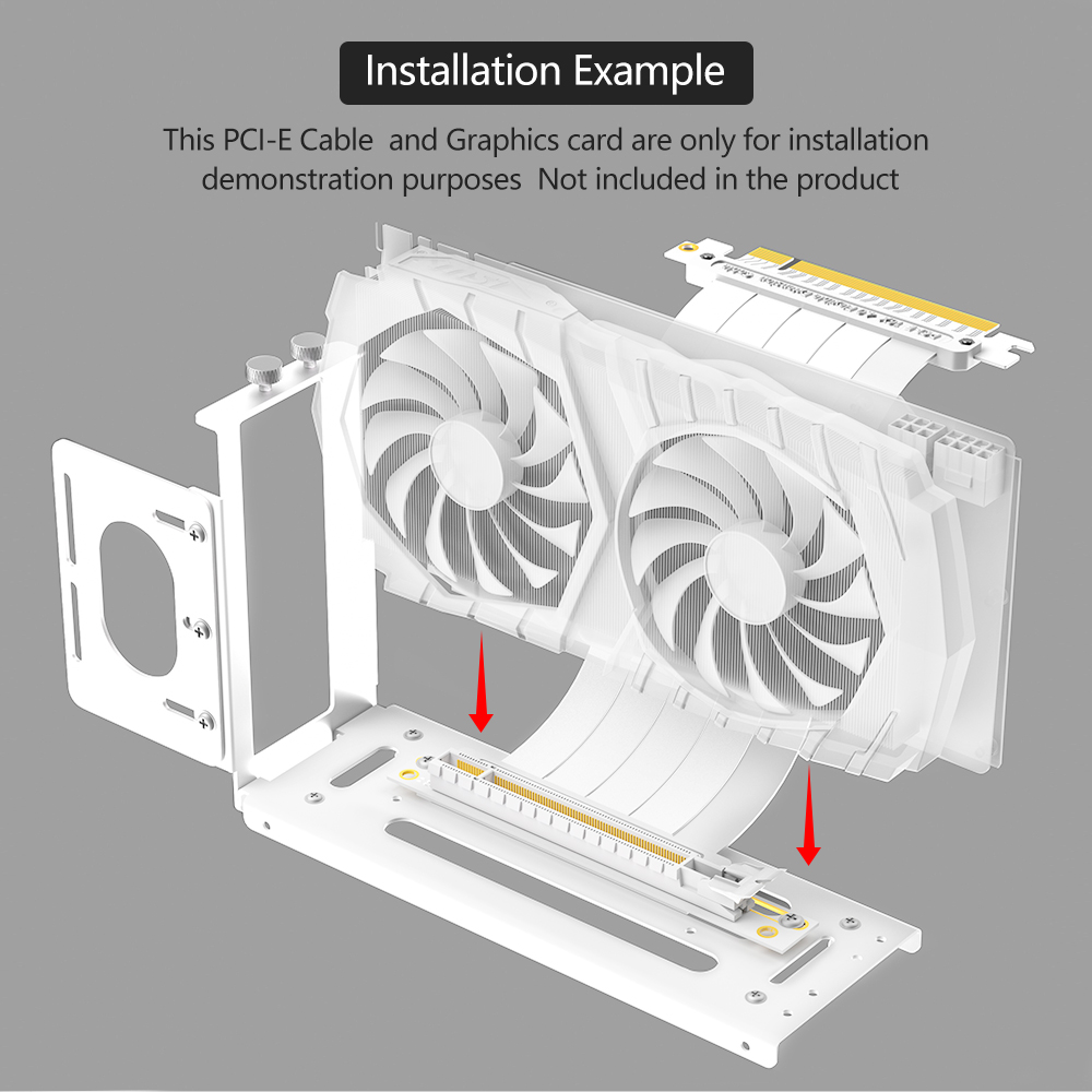 Gpu Vertical Mount - Staffa di montaggio GPU verticale, supporto