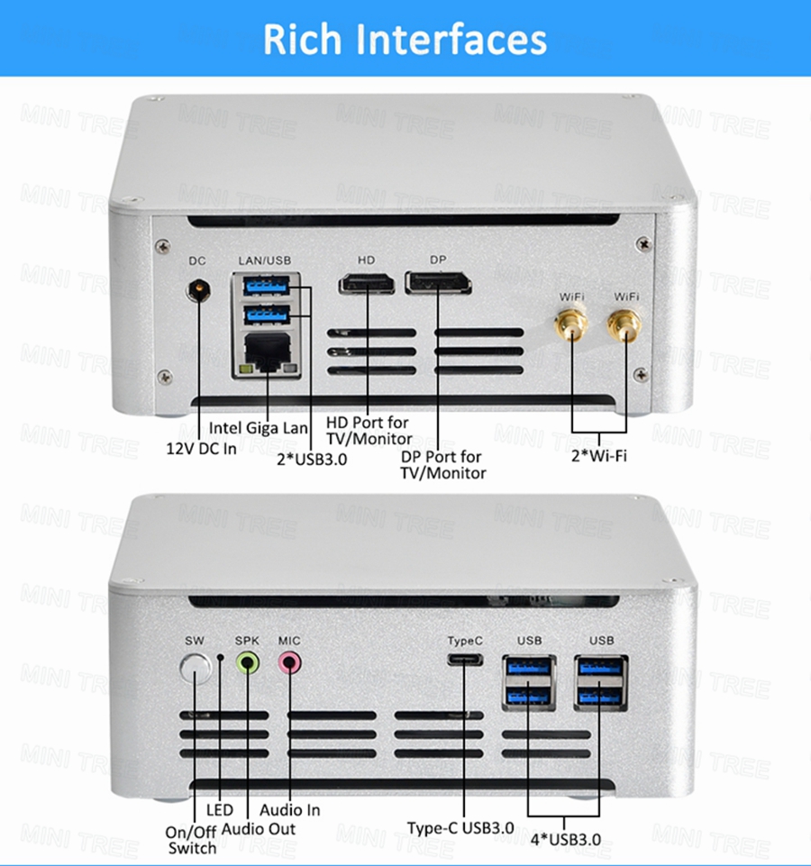 Pc Gaming Intel Core I5 - Mini PC Cube Win11 di 13a