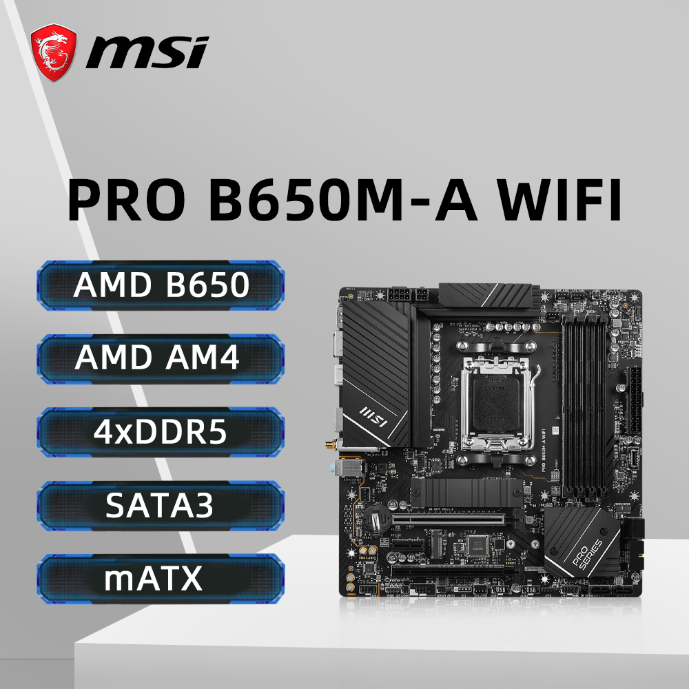Pc Gaming Intel Core I5 - MSI PRO B650M-A Scheda madre WIFI