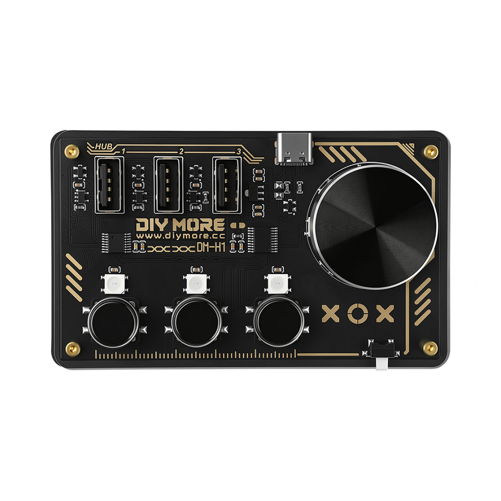 Usb Hub Gaming - Controller USB HID con 3 Pulsanti,