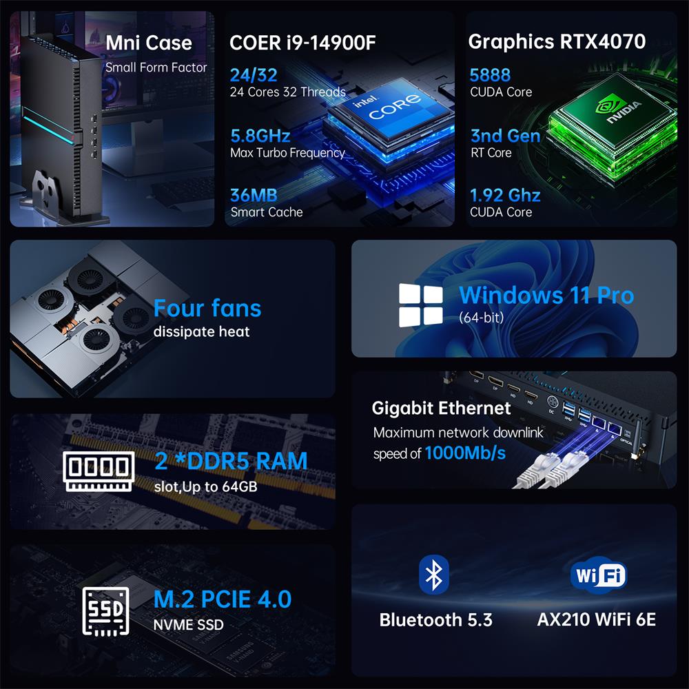 Msecore MV300 14a Generazione  - Pc Gaming Intel Core I5 recensione e prezzo