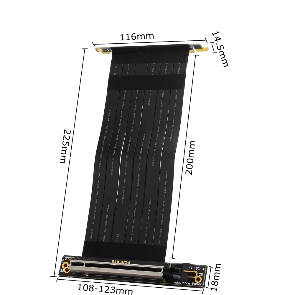 Cavo Riser PCI Express X4 X8 X - Gpu Vertical Mount recensione e prezzo
