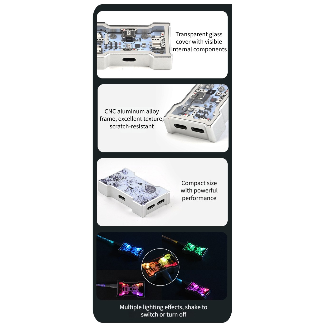 Hub USB da Gaming 1 in 3, Dock - Usb Hub Gaming recensione e prezzo