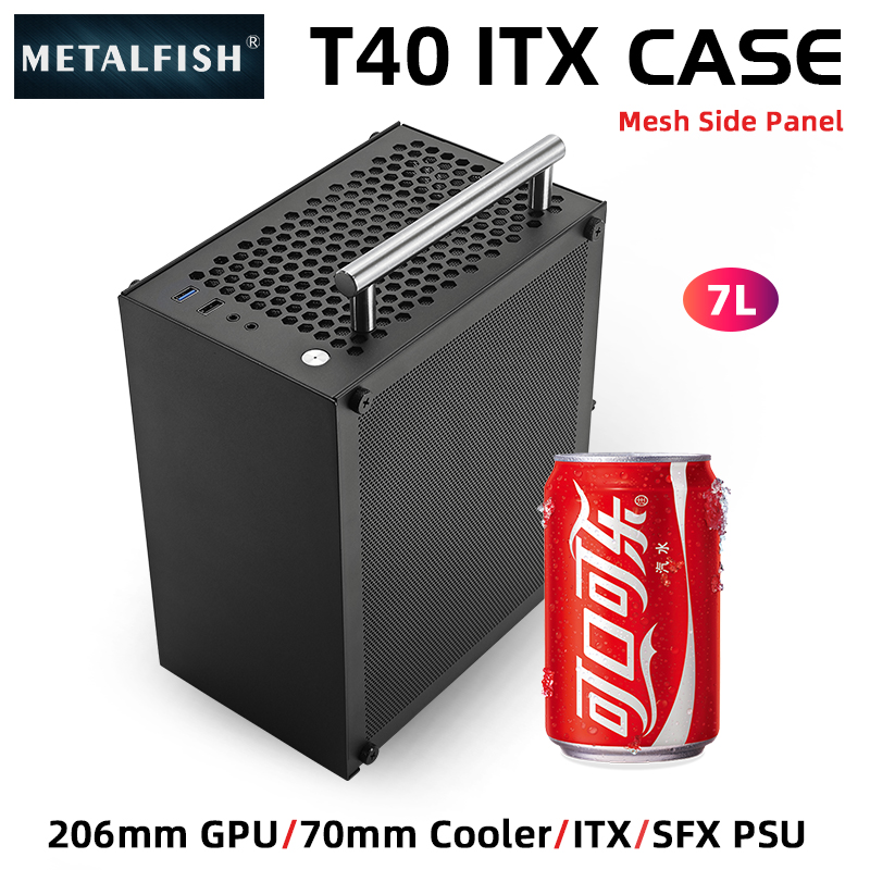 METALFISH T40 Mini ITX Custodi - Gpu Vertical Mount recensione e prezzo
