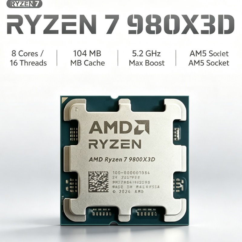 Processore AMD Ryzen 7 9800X3D - Pc Gaming Amd Ryzen 7 recensione e prezzo