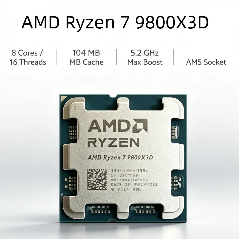 AMD Ryzen 7 9800X3D AM5 CPU pe - Pc Gaming Amd Ryzen 7 recensione e prezzo