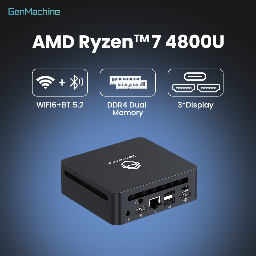Mini PC GenMachine AMD Ryzen 7 - Pc Gaming Amd Ryzen 7 recensione e prezzo